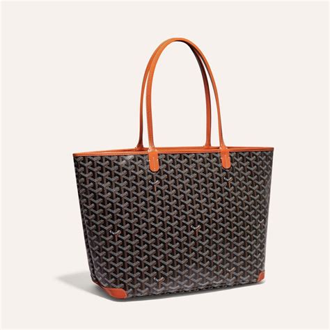 goyard black tote bag|maison goyard tote bag price.